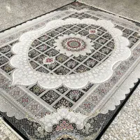 فرش مانلی کاشان هزار شانه اصل با تراکم 3000