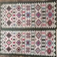 گلیم دست بافت و خوش بافت برای صندلی ماشین