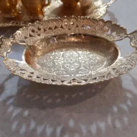 سینی کربلا با دو خرما خوری و با یک رولت خوری ...|ظروف سرو و پذیرایی|کرج, باغستان|دیوار