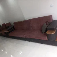 فروش مبل تخت شو ۷ نفره|مبلمان خانگی و میز عسلی|صومعه‌سرا, |دیوار