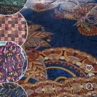 لحاف کرسی دست دوز و ماشینی