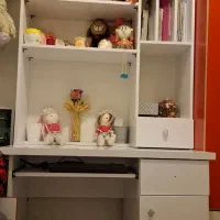 میز تحریر با کتابخانه
