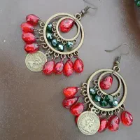 گوشواره شیک یلدایی