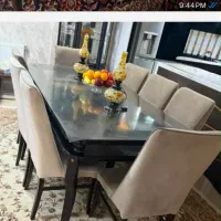 سلام میز وصندلی نهار خوری هشت نفره