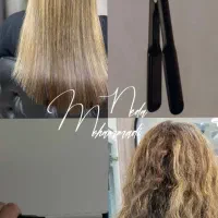 رنگ ولایت  دکلره و پروتئین تراپی احیا و صافی مو|خدمات آرایشگری و زیبایی|اصفهان, تخت فولاد|دیوار