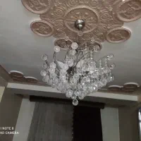 لوستر شیک هشت شعله تمیز|لوستر و چراغ آویز|الوند, |دیوار