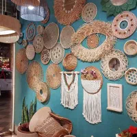 کار دست مکرومه حصیر