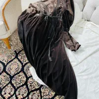 پیراهن مخمل وارداتی نونو