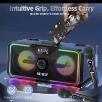 اسپیکر کارائوکه  با ۲ میکروفون|سیستم صوتی خانگی|تهران, تهرانپارس جنوبی|دیوار