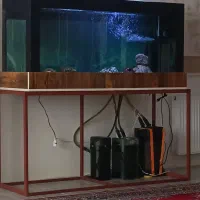 آکواریوم با لوازم کامل معاوضه