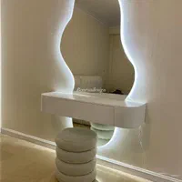 اینه قدی دفرمه بکلایت کنسول شلف