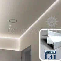 پروفیل و دیفیوزر لاین کد L41 لاینر نوری چفت کناف