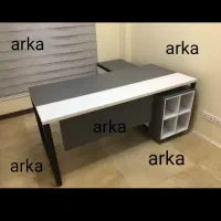 مبلمان ا د ار ی میز مدیریت  مدرن فلزی|مبلمان اداری|تهران, یافتآباد|دیوار