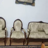 مبل هفت نفره،جلو مبلی،بوفه ،میزتلویزن|مبلمان خانگی و میز عسلی|ایذه, |دیوار