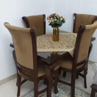 میز نهار خوری مبل هفت نفره و مبل استراحت