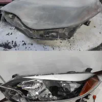 خدمات تخصصی چراغ خودرو/ شفاف سازی/ ترمیم ماتی چراغ