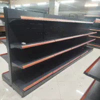 قفسه شلف وسط و کنار دیواری با طرح و رنگ بندی روز