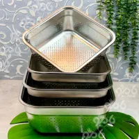 لگن استیل طرح بنماری ضد زنگ سایزبندی