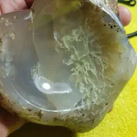 زیرسیگاری عقیق شجر ۳۹۵ گرمی تیکه خاصِ کلکسیونیها|کلکسیون اشیاء عتیقه|ارومیه, |دیوار