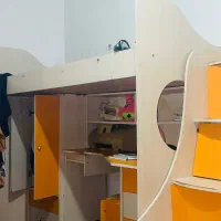 تخت خواب تک نفره|تخت و سرویس خواب|گنبد کاووس, |دیوار