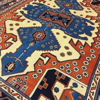 قالیچه دستباف خراسان با نقشه هریس|فرش|تهران, اکباتان|دیوار