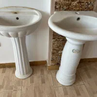 فروش دو عدد روشویی سالم