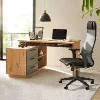 دفتر کار ۱۸ متری مبله با تجهیزات کامل