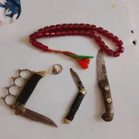 چاقو وتسبیه عتیقه