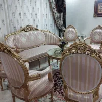 مبل استیل فرحی دو رو منبت کاری