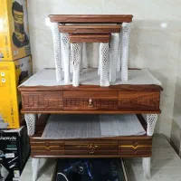 انواع میز عسلی ام دی اف(صنایع چوبی ماهان) نو آکبند