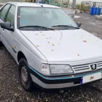 پژو ۴۰۵ مدل ۹۱ نقره ای دور رنگ