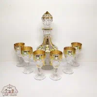 جام و گیلاس تزیینی طلا کوب