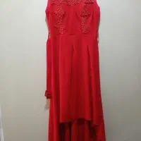 لباس مجلسی زیبا با پارچه کرپ کش سایز 44تا 46