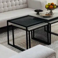 میز جلو مبلی و دو عسلی