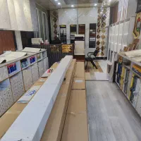 کاغذ دیواری قرنیز ترمووال ماربل شیت برچسب قاب بندی