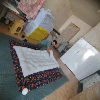 لحاف کرسی|رختخواب، بالش، پتو|ساوه, |دیوار