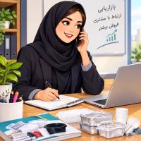استخدام بازاریاب تلفنی خانم مستقر در شرکت