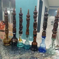 قلیان دست دوم چوبی عربی اصل تو پر