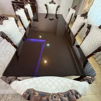 مبل با ناهار خوری ۸ نفره در حد نو|مبلمان خانگی و میز عسلی|محمدشهر, محمدشهر|دیوار