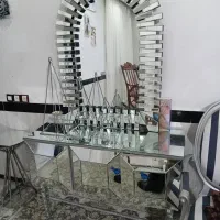 آیینه کنسولی و میز تلویزیون ساعت و صندلی راک|بوفه، ویترین، کنسول|کرمانشاه, |دیوار