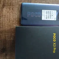 گوشی شیائومی سرمه ای ،مدل pocox3 رم۶،حافظه ۱۲۸