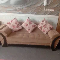 مبل هفت نفره و آینه شمعدون