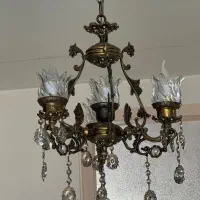 لوستر برنز اصل چهار شاخه