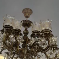 لوستر برنز ۱۲ شعله