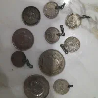 چند عدد سکه پهلوی و انگشتر