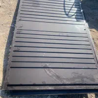 درب حیاط نو با چهارچوب دولنگه