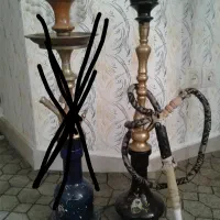 قلیان برنجی تو پر قدیمی