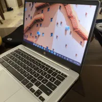 لپ تاپ HP کروم بوک 14a بسیار تمیز و بدون خط و خش