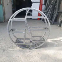 شلف دیواری فلزی . مثبت فلز|کتابخانه، شلف، قفسههای دیواری|مشهد, خواجه ربیع|دیوار