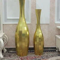 گلدان طلایی ست